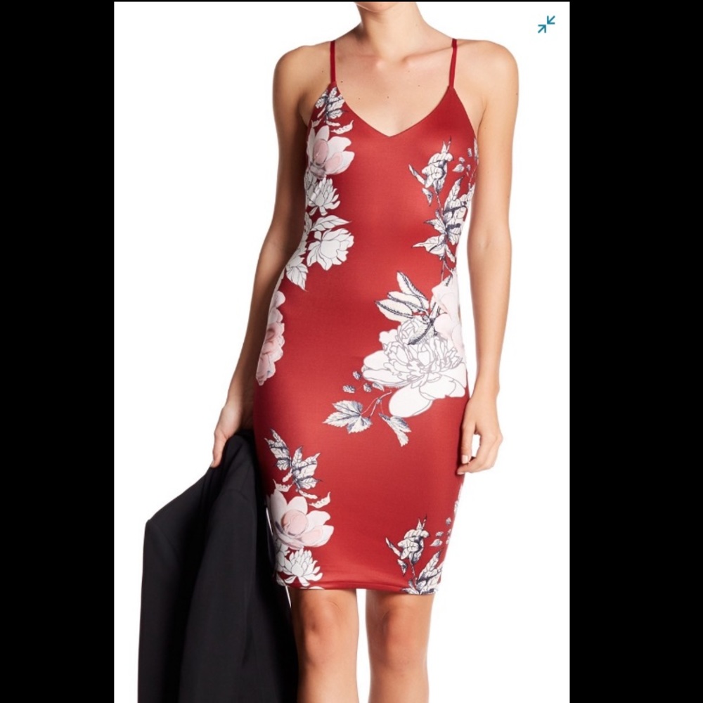 L’atiste Floral Fitted Dress